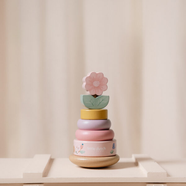 Rocking ring stacker wood - Fairy Garden FSC